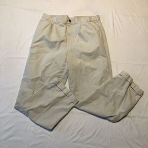 Brooks Brothers 346 Advantage Slacks Pants Elliot Pleated Men’s Size 36x32 Khaki